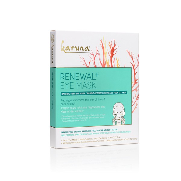 Karuna Renewal+ Eye Mask Box, 4 CT