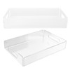 Acrylic Fruit Towel Tray Lightweight Breakfast Cheese Serving Tray with