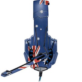 Skinit Decal Skin Compatible with BENGOO G9000 Gaming Headset - Skinit Originally Designed Australia Flag Distressed Design