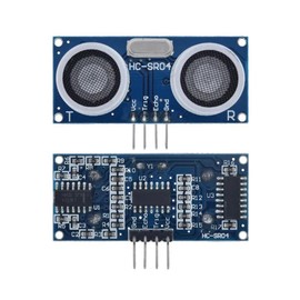 Funsto HC-SR04 Ultrasonic Sensor Module for Arduino, 6pcs, DC 3.3V-5V, 2cm-450cm Range, Up to 0.3cm Precision