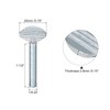 uxcell 1/4-20 x 1-1/2" Thumb Screws, 10pcs Carbon Steel Fully