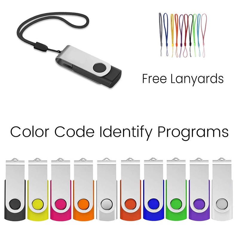 4GB Bulk Flash Drives 20 Pack, ABLAZE USB 2.0 Bulk