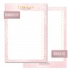 Shopping List A6 Tear-Off Pad Shopping List for Kitchen "Golden