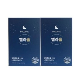 Melasol 30 tablets (2 boxes) L-theanine, perilla extract, sleep supplement / 멜라솔 30정 2박스 L테아닌 감태추출물 수면 숙면 영양제