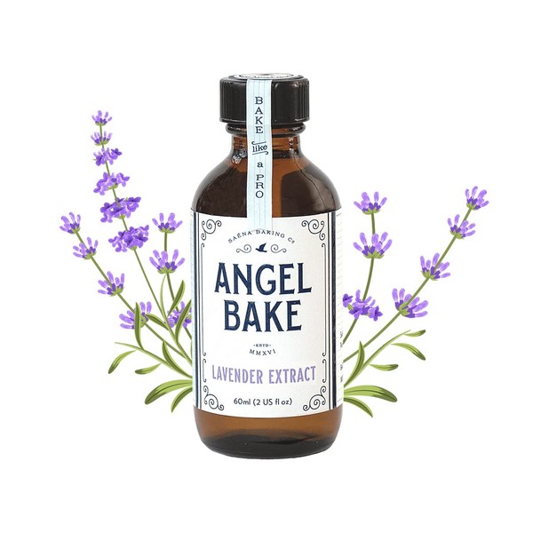 Pure Bulgarian Lavender Extract for Baking and Mixology. Keto Friendly, Vegan, Gluten Free. (Lavender, 2 Oz)