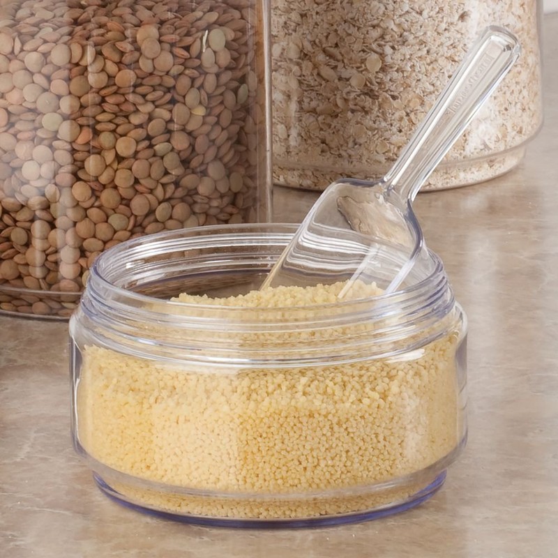 iDesign Plastic Scoop Measuring Cups – Set of 4, Multiple