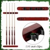 Pool Stick Holder 1 Set Wall Mounted Hardwood Billiard/Pool Cue