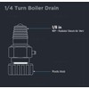 Midline Valve 6I722 Radiator Steam Air Vent with Plastic Knob;