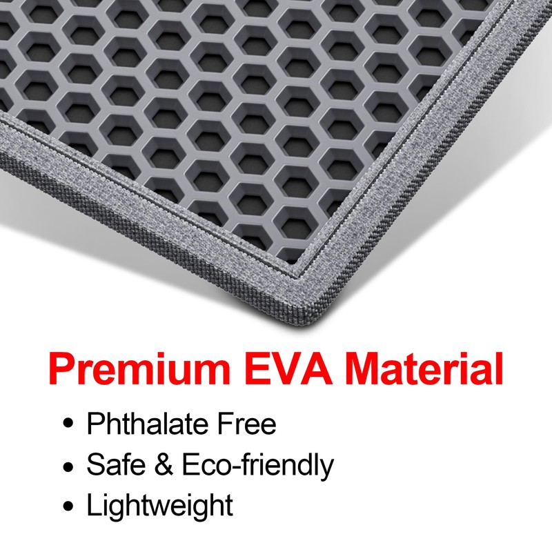 Waretary Cat Litter Box Mat: 36"x 30" Waterproof Kitty Cat