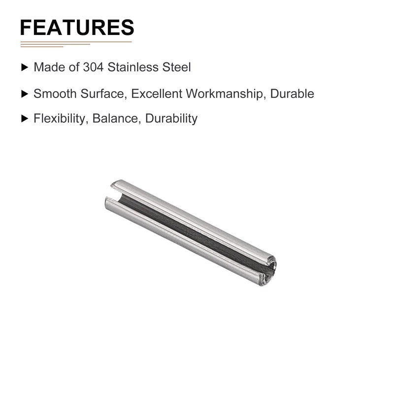 DTGN 3mmx14mm(DxL) Slotted Spring Pin - 20Pack - Good for