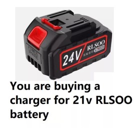 coming data 🔥ac adapter battery Charger for all Rlsoo 21v battery and cordless chainsaw