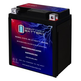 Mighty Max Battery YTX7L-BS 12V 6Ah Battery for Kawasaki 140 KLX140, G, L 2008-2017