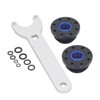Front Mount Hydraulic Steering Cylinder Seal Kit with Pin Wrench