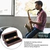 Solid Wood Mouthpiece Case Box Portable Storage for Sax Musical