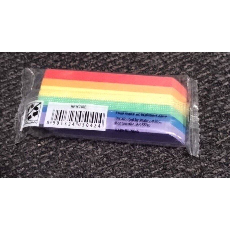 Pen Gear Jumbo 2 For 1 Erasers Rainbow Colorful Large