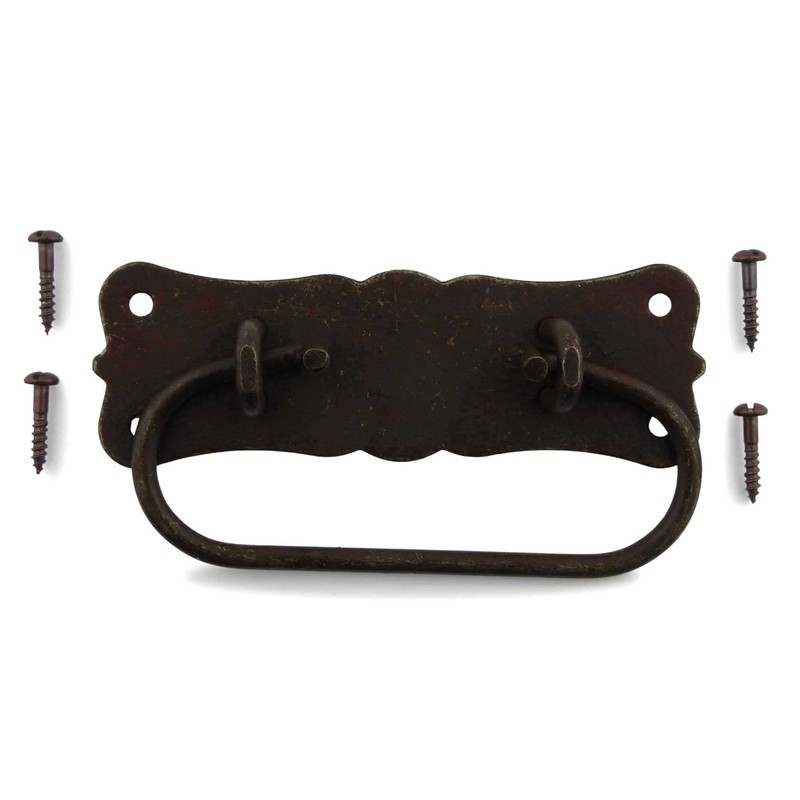 Chest Handle Rusty Iron 105 x 55 mm Quality from