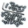 ZDingTech 50pcs Set Screws 1/4-20 x 3/8" inch 304 Stainless