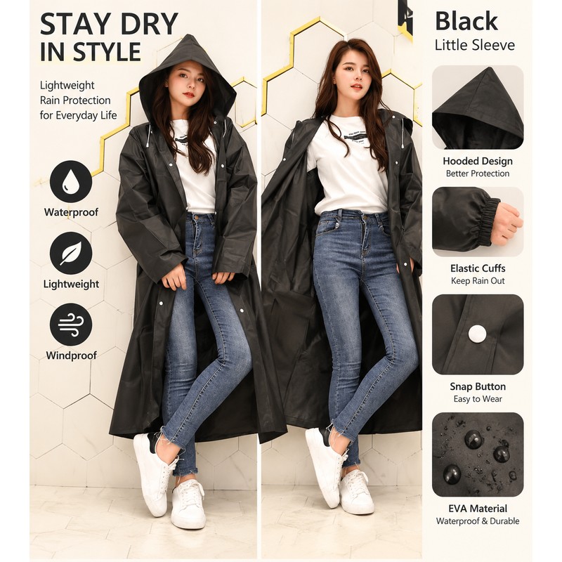 Raincoat Women Men Impermeable Thickened Waterproof Raincoat Tourism Outdoor Hiking