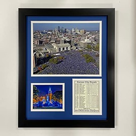 Legends Never Die 2015 Royals World Series Champions Parade - Framed 12"x15" Double Matted Photos, Inc.