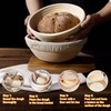 Spalivivre 6Pcs 6 Inch Banneton Bread Proofing Basket Sets, Banneton