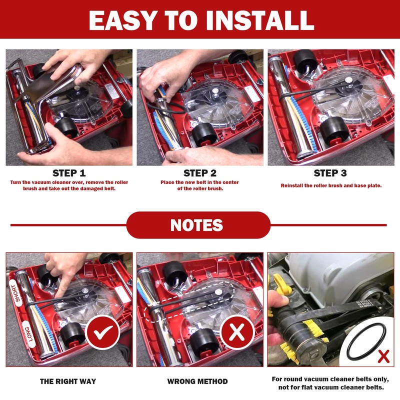 Vacuum Belt Fit for Sanitaire & Eureka Vacuum Upright Vacuum