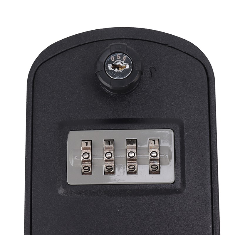 Security Case Lock Box Wall Mounted Waterproof Lockbox Aluminum Alloy