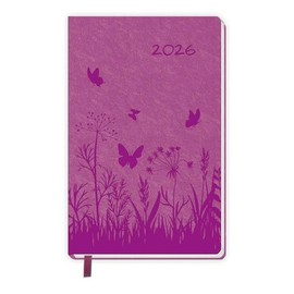 TRÖTSCH - Taschenkalender A6 Soft Touch Blumen 2026: Soft Touch Terminkalender