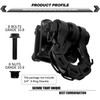 AMBULL 2 Pack D-Ring Shackles Mount Bracket with Backer Plate,