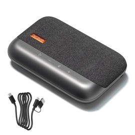 NUROUM A05U USB Conference Speaker and Microphone, Wired Speakerphone, 360° Noise Cancelling Voice Pickup, Stability, Lightweight, for Home Office/PC/Laptop/Destop/Group Meetings