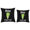 Please Romaine Calm Lettuce Healthy Vegetable Throw Pillow