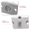 Gadpiparty Stainless Steel Sliding Door Stopper with Precision Slot Design