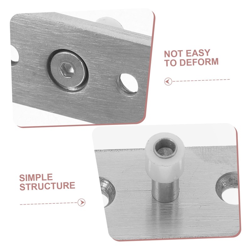 Gadpiparty Stainless Steel Sliding Door Stopper with Precision Slot Design