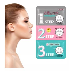 Mafab Bioaqua 3 Pasos Rosa Remueve Puntos Negros Tiras Nasales