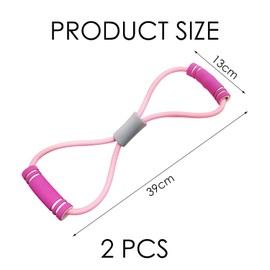 2 Pieces Of Tensioning Device, Fitness Training Tools, Yoga Elastic Band, Strength Training Equipment, Body Shaping And Chest Expansion Device.