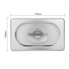 Vogue K972 Stainless Steel 1/4 Gastronorm Lid Cover Top Food