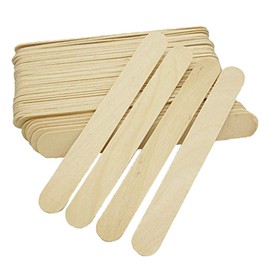 TNBL 50 Pcs Large Disposable Wooden Waxing Spatulas Wax Applicator Sticks for Body Hair Removal 6 inches