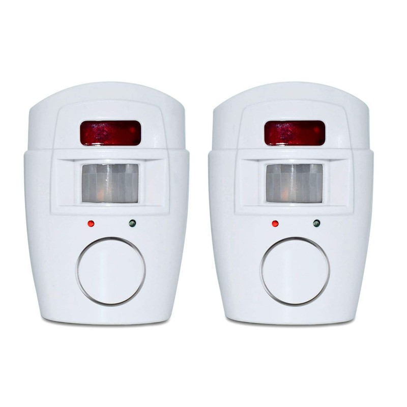 Tech Traders Wireless Pir Motion Sensor Alarm Plus 2 Remote