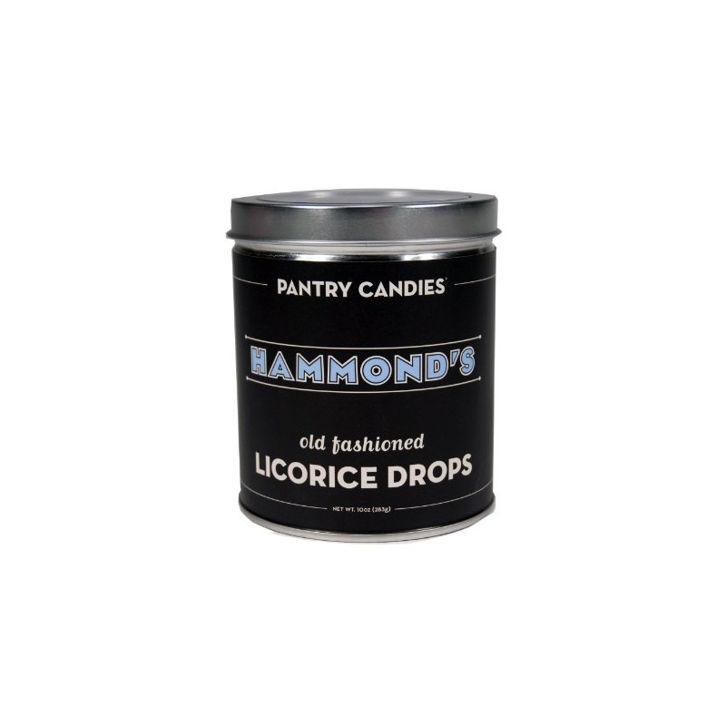 Hammond's Candies Old Fashioned Black Licorice Drops - All Natural