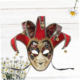 Gadpiparty Men's Venetian Mask Masquerade Costume Accessory Party Supplies Carnival Photography Props