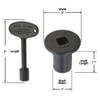 HPC Fire 1/2-Inch Straight Gas Fire Pit Shut Off Valve