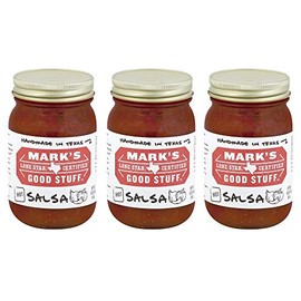 Mark's Lone Star Certified Good Stuff Salsa 16oz Jar (Pack of 3) (Choose Flavor Below) (Original - Hot)