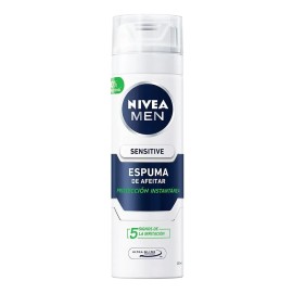 Espuma Para Afeitar Nivea Men Sensitive Piel Sensible 200 Ml