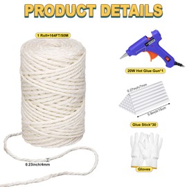 4MM 164 FT Sisal Rope for Cat Scratcher Kits