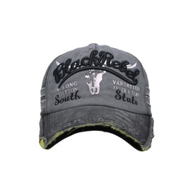 WITHMOONS Vintage Baseball Cap Distressed Cotton Trucker Dad Hat YZ10084 (Grey)