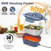 SOHIDA Electric Lunch Box, 12V/24V/110V Portable Food Warmer with SS