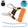 Frdhee Elastic Spiral Cable Diving Reef Hook Anti-Lost Spring Coil