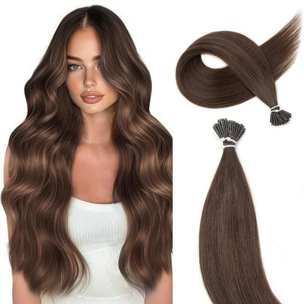 Boymia I Tip Hair Extensions Real Human Hair #02 Dark