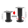 Furniture Adjustable Legs, Metal Bed Support Leg Central Slat Frame