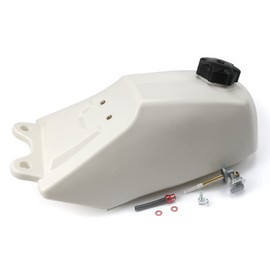 Fits 1985-1986 Yamaha Big Wheel 200 BW 200 Gas Fuel Tank White & Gas Cap