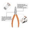 LEONTOOL 6" Stainless Steel Flat Nose Pliers Repair Adjustment Tool